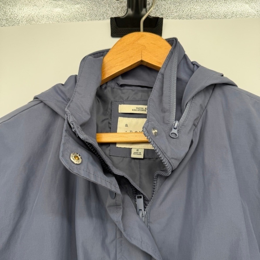 A New‎ Day Water Resistant Lightweight Trench Jacket Longline Waist Cinch Sz S - Picture 3 of 14